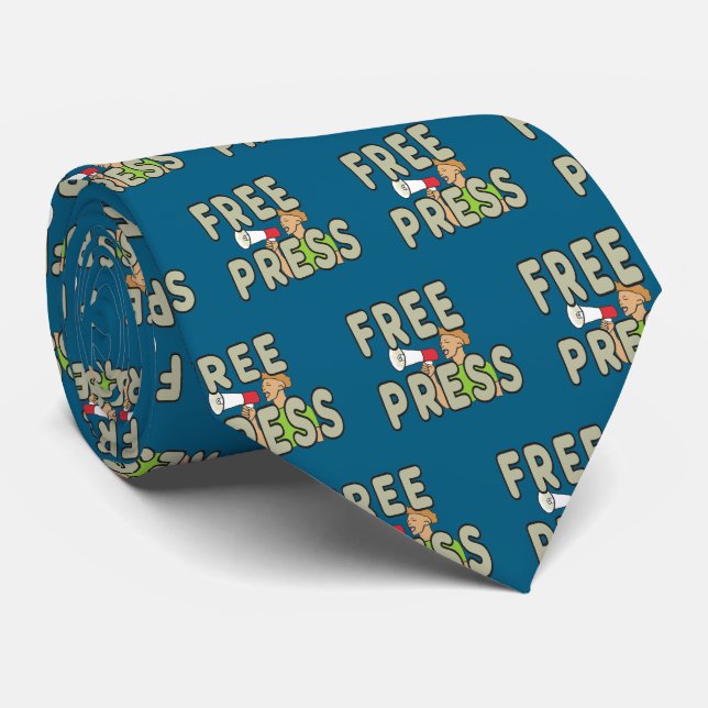 Free Press Neck Tie (Rolled)