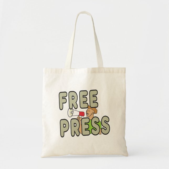 Free Press Tote Bag (Front)