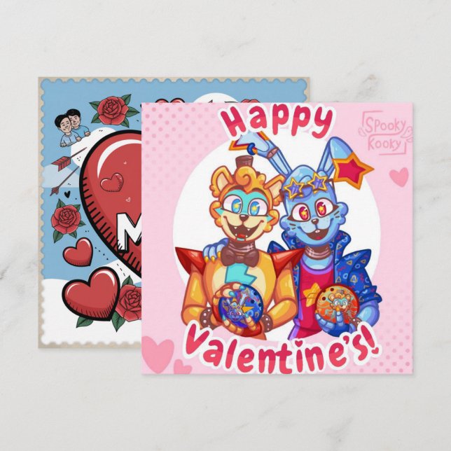 Free printable Valentine’s Day cards (Front/Back)