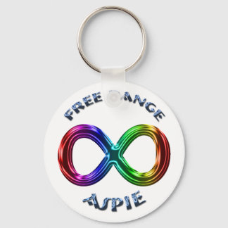 Free Range Aspie Keychain