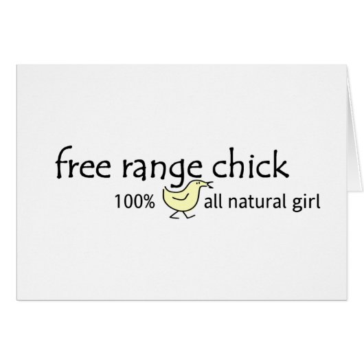 Free Range Chick Cards (Front Horizontal)