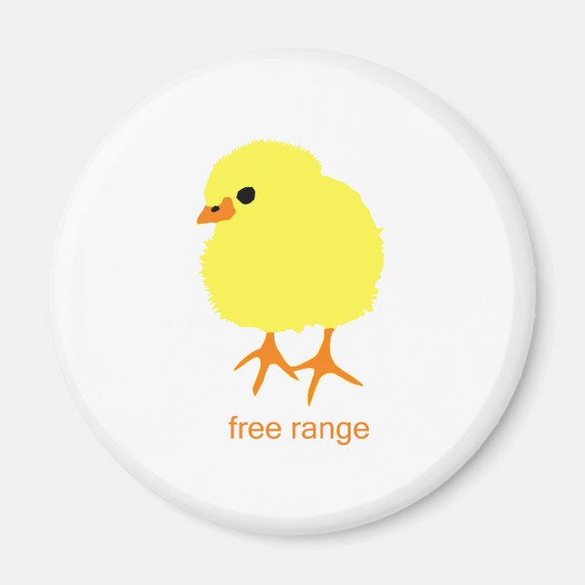 Free Range Chick Magnet (Front)