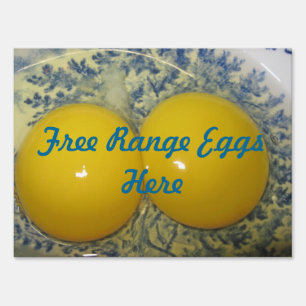 Free Range Eggs Sign