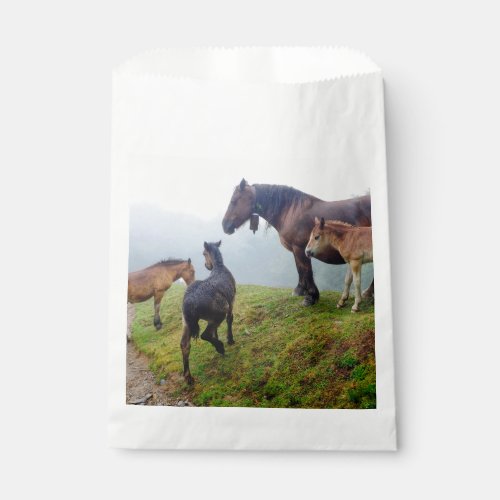 Free range horses favor bag