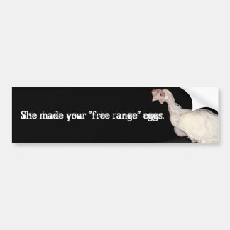Free range myth bumper sticker