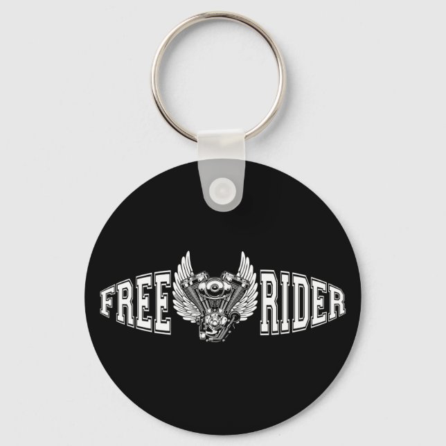 Free rider keychain (Front)