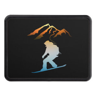 Free Rider, Sunset Skier Hitch Cover