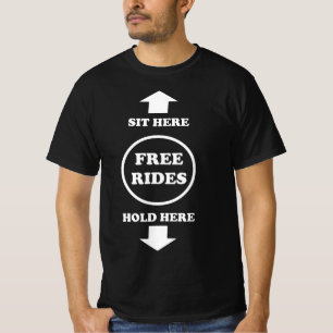 Free Rides Black T-Shirt