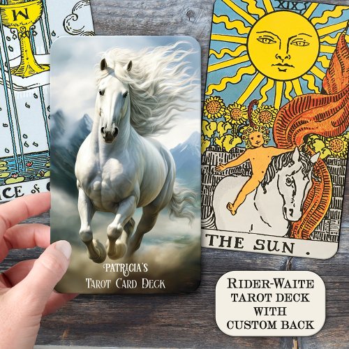 Free Running White Horse Deck of Tarot Cards