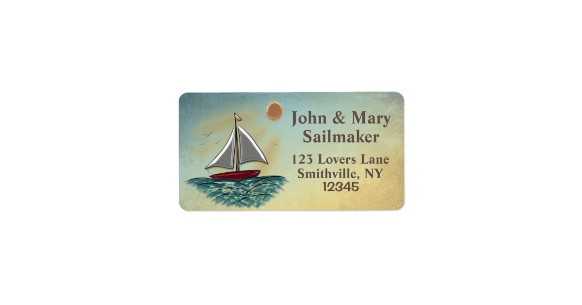 Free Sailing Label | Zazzle