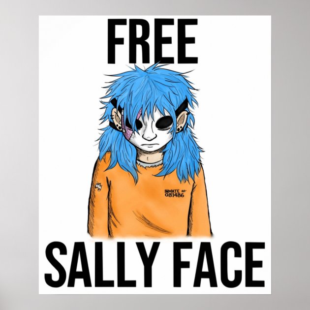 Free Sally Face Poster Zazzle   Free Sally Face Poster R2447e1e062dd4cd4a26fc3d5c1b8ad1b Wvy 8byvr 630 