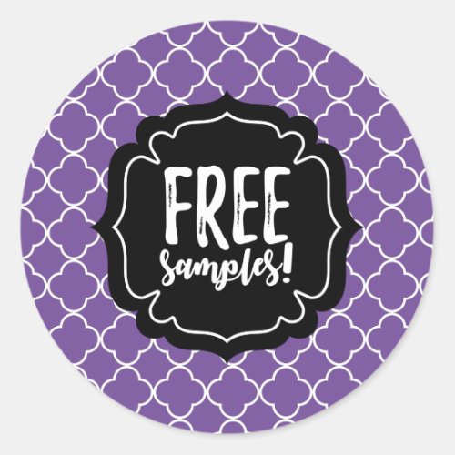 Free samples label stickers