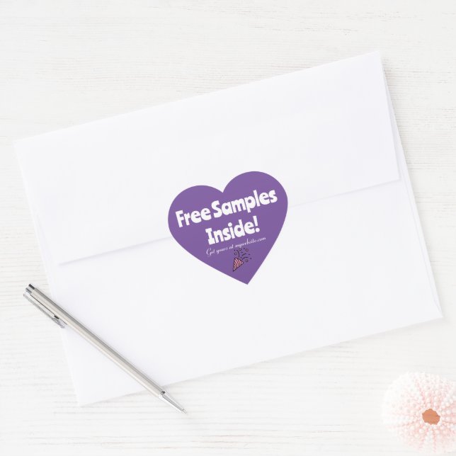 Free Samples Small Business Stickers  (Envelope)