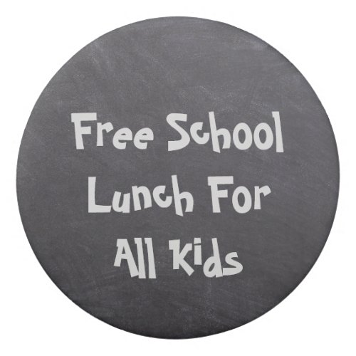 Free School Lunch For All Kids Eraser