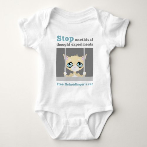 Free Schrodingers Cat Baby Bodysuit