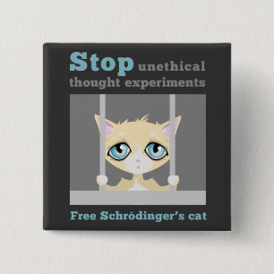 Free Schrodinger's Cat Button