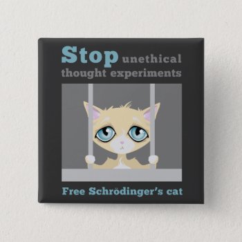 Free Schrodinger's Cat Button by raginggerbils at Zazzle