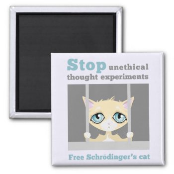 Free Schrodinger's Cat Magnet by raginggerbils at Zazzle