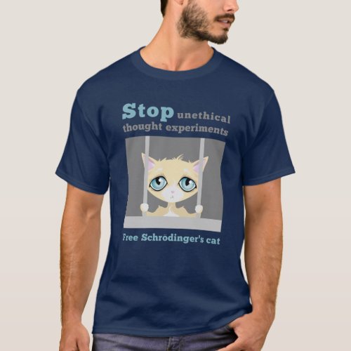 Free Schrodingers Cat T_Shirt