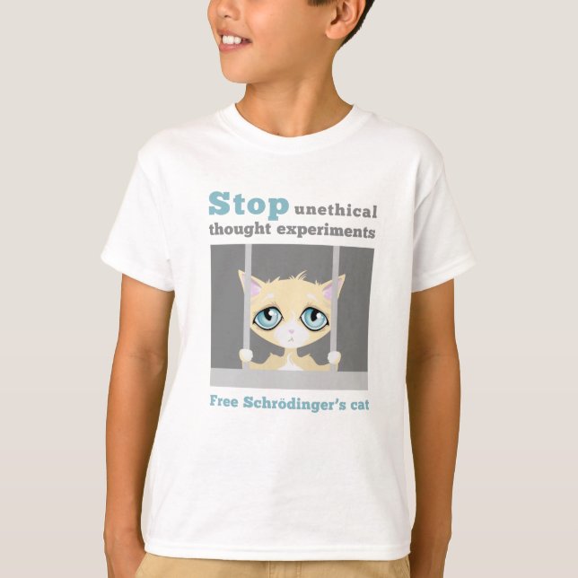 Free Schrodinger's Cat T-Shirt (Front)