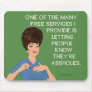 Free services... mouse pad
