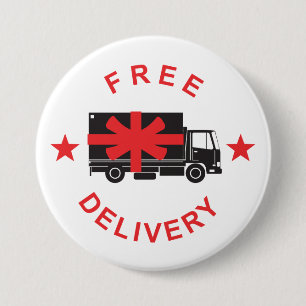 Free Shipping Delivery Truck Button