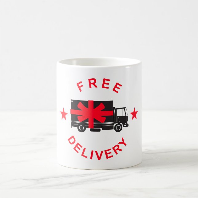 Free Shipping Delivery Truck Coffee Mug (Creator Uploaded)