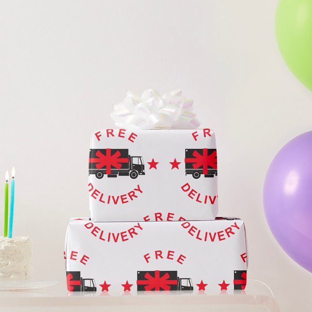 Free Shipping Delivery Truck Wrapping Paper (Creator Uploaded)