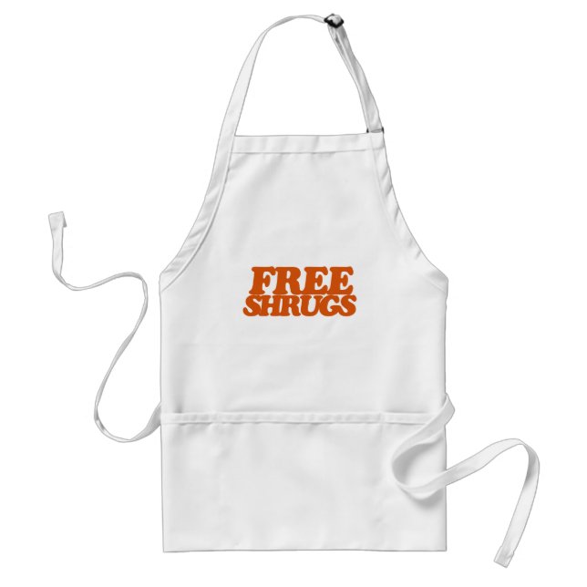 Free Shrugs Adult Apron (Front)