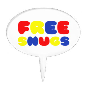 FREE SNUGS CAKE TOPPER