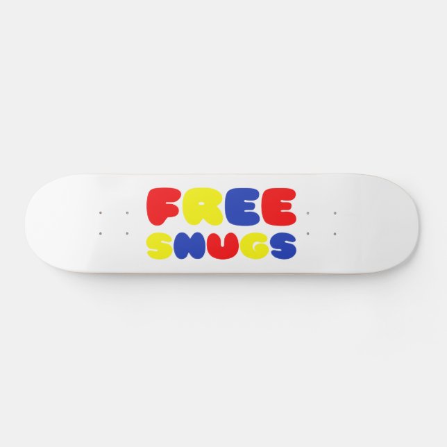 FREE SNUGS SKATEBOARD DECK (Horz)