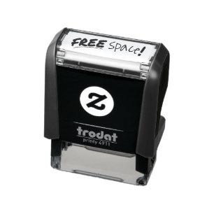 FREE SPACE! Old school to do list organization Self-inking Stamp