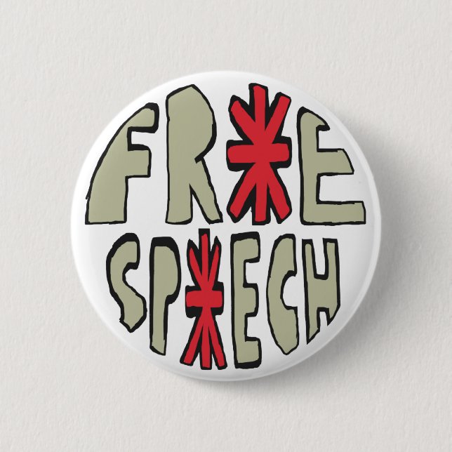 Free Speech Button (Front)