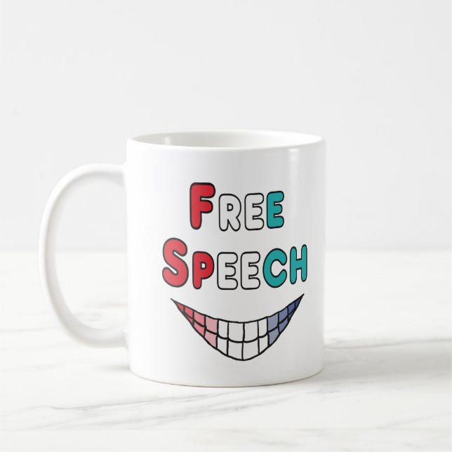 Free Speech Coffee Mug (Left)