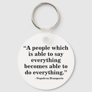 Free Speech Keyring - Quote 32