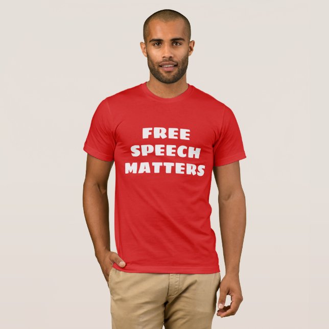 Free Speech Matters T-Shirt (Front Full)