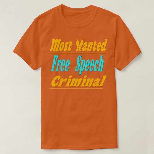 free speech T-Shirt (Design Front)