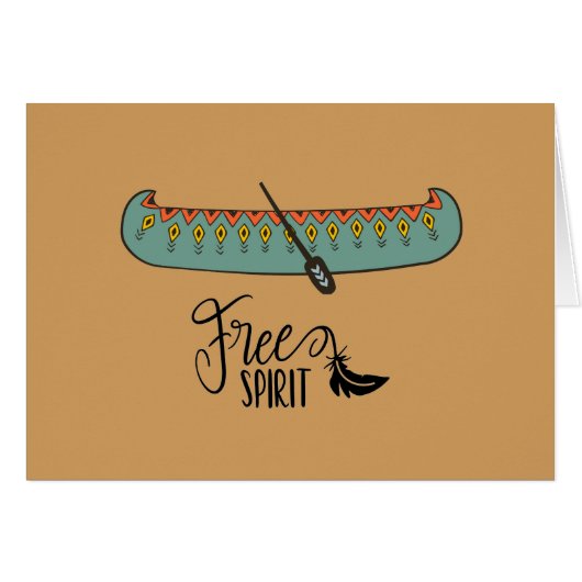Free Spirit Canoe Cards (Front Horizontal)