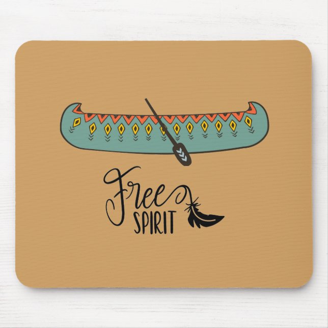 Free Spirit Canoe Mouse Pad (Front)