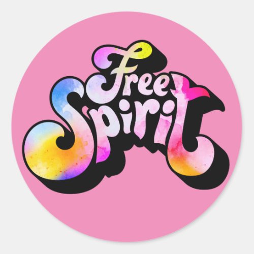 Free Spirit Classic Round Sticker