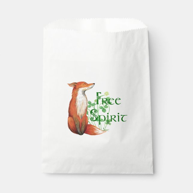 free spirit fox favor bag (Front)