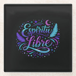 Free Spirit Glass Coaster