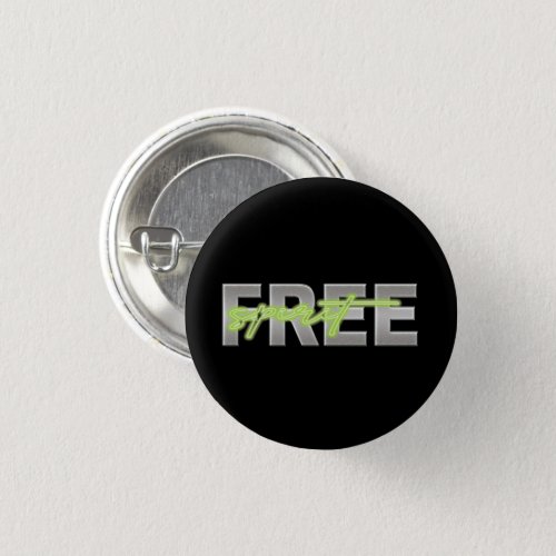 Free spirit green button