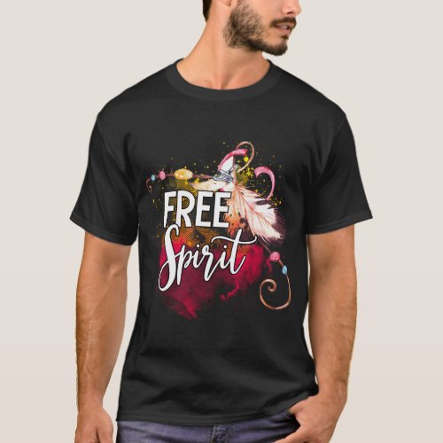 Free Spirit Hippy Hippie Soul Gypsie Lover Wild Ch T_Shirt