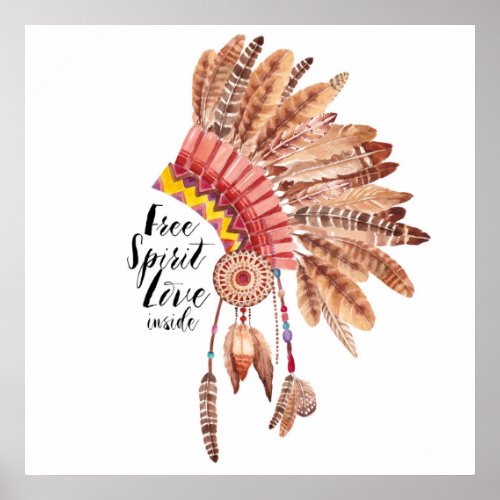 Free Spirit Love Inside Poster