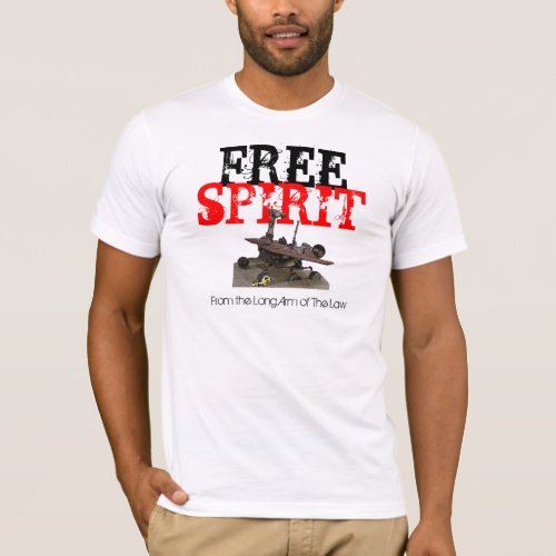 Free Spirit Mars Rover T_Shirt