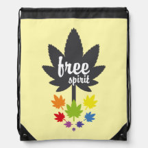 Free spirit of the rainbows of the colors of