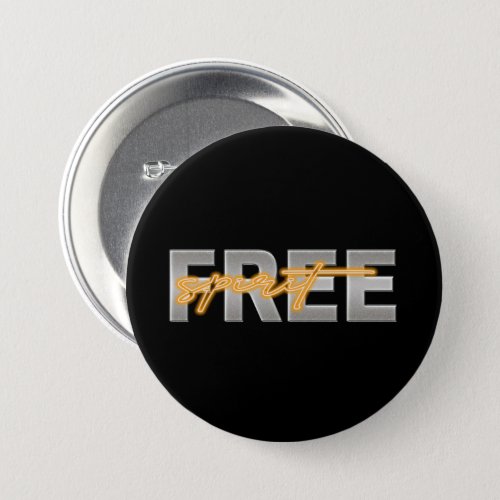 Free spirit orange button