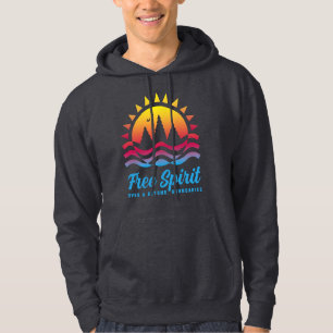 Free Spirit Over Beyond Boundaries Hoodie