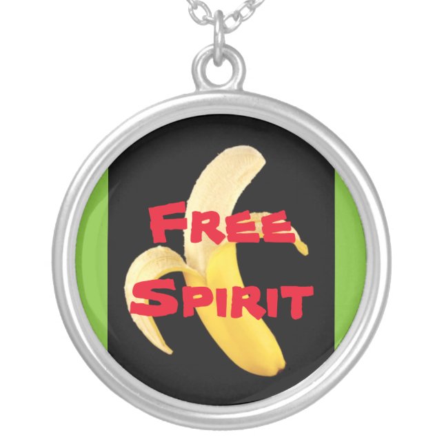 Free Spirit Silver Plated Necklace (Front)
